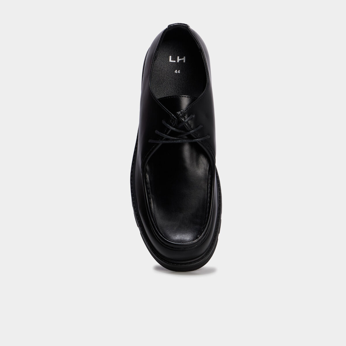 Derbies crant&eacute;es noir homme