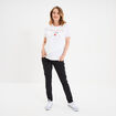 T-shirt manches courtes allaitement blanc femme maternité