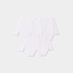 Lot 5 bodies US manches longues coton blanc bébé