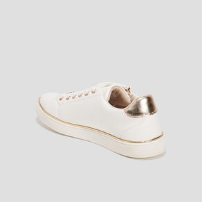 Baskets tennis basse blanc femme