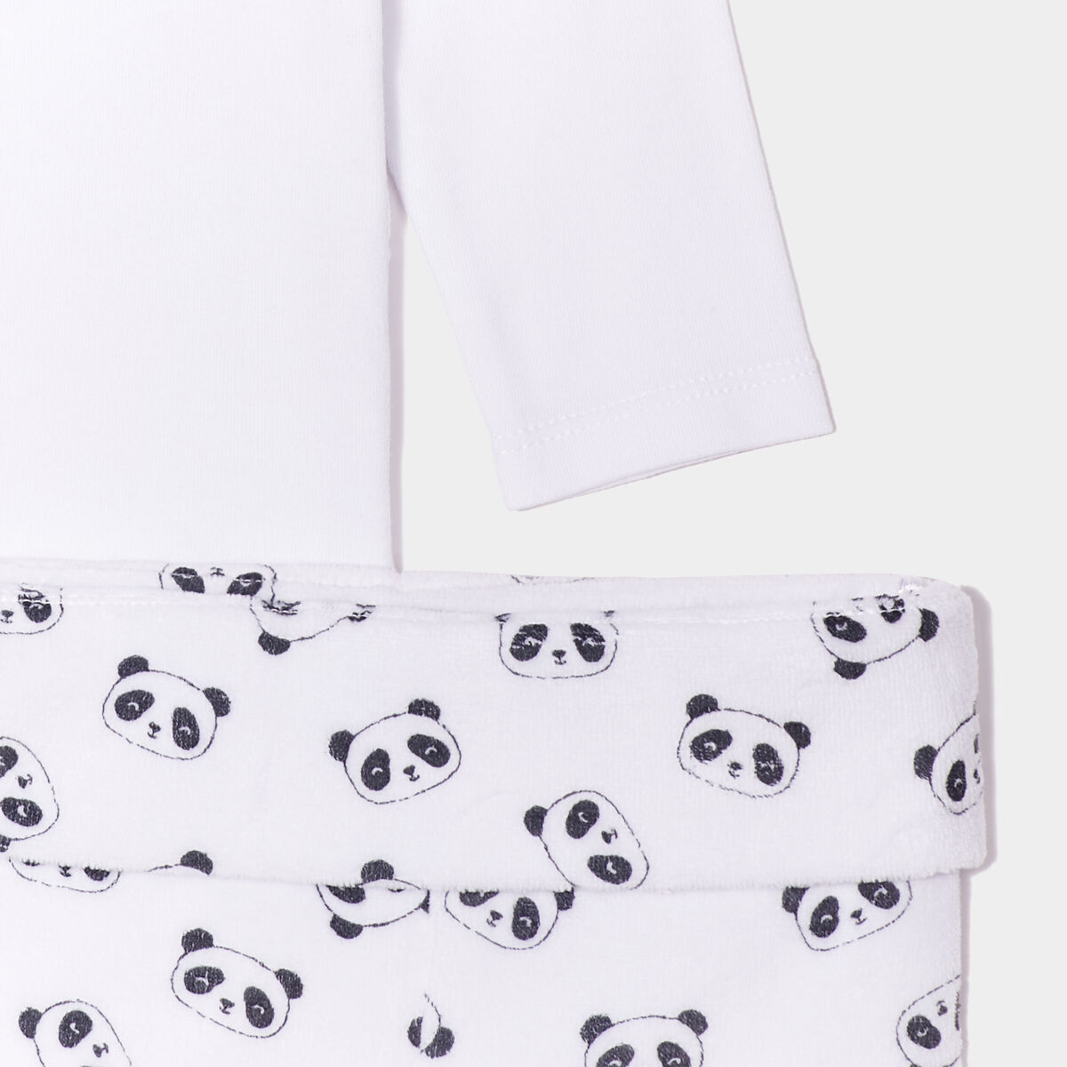 Ensemble body pantalon bonnet blanc bébé garçon