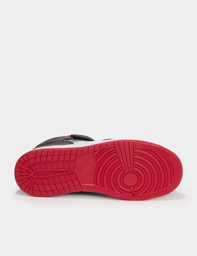 Baskets montantes zipp&eacute;es One Piece noir gar&ccedil;on