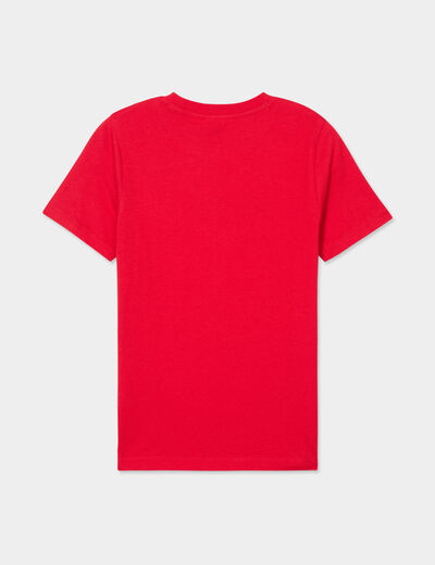 T-shirt manches courtes Super Mario rouge garçon
