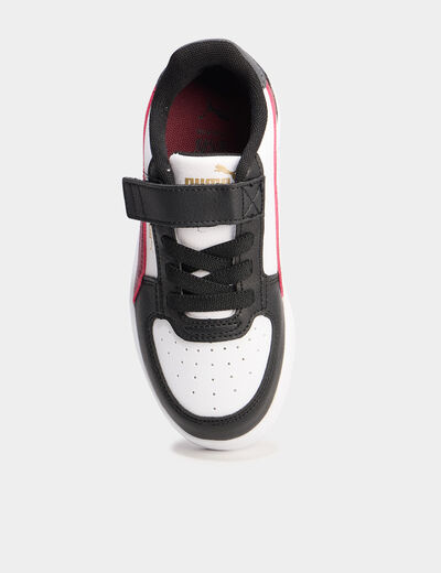 Tennis basses à scratchs Puma Caven 2.0 bordeaux garçon