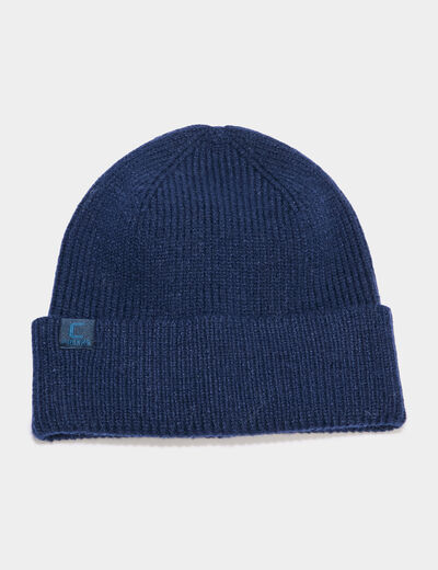 Bonnet tricoté Creeks bleu marine homme