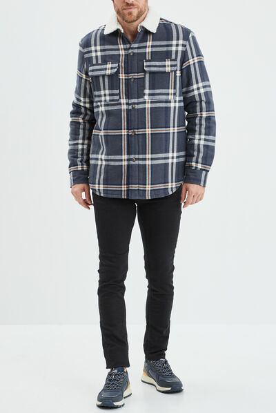 Chemise à Carreaux Pêche Simms Guide Series Pour Homme - Taille 2XL - Manches Longues Doublée