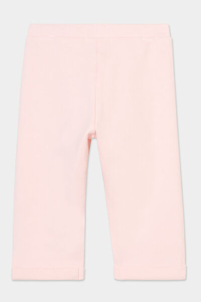 Pantalon de jogging relaxed avec noeud rose clair b&eacute;b&eacute; fille