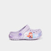 Sabots de plage Reine des neiges mauve fille