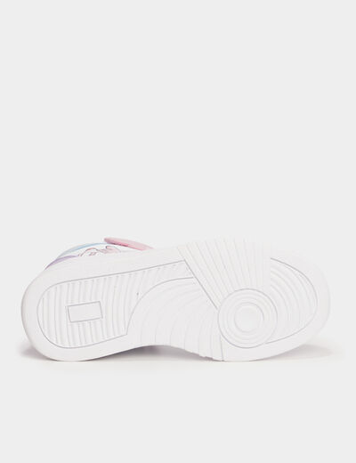 Baskets montantes zippées Stitch multicolore fille