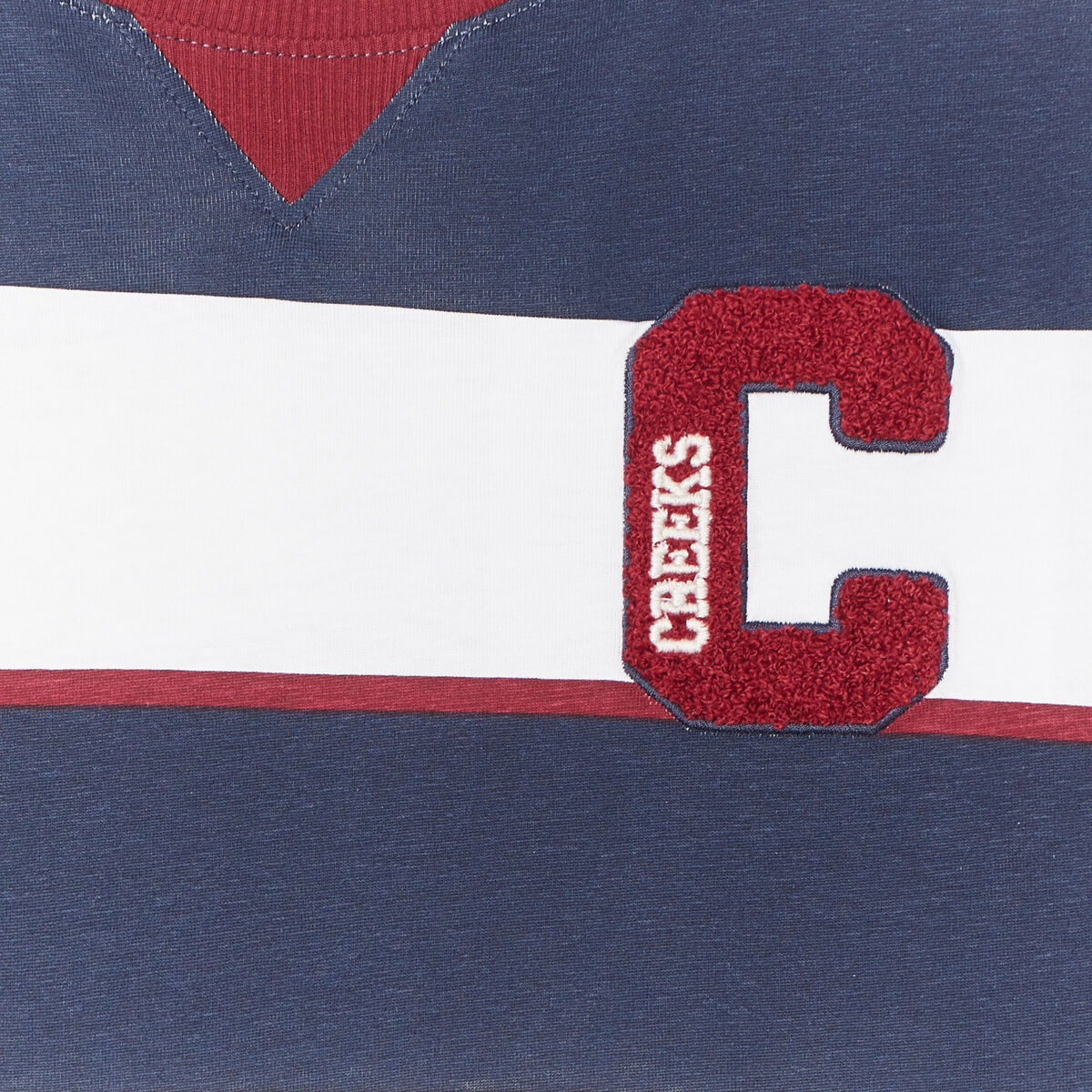 T-shirt manches longues coton Creeks bleu marine garçon
