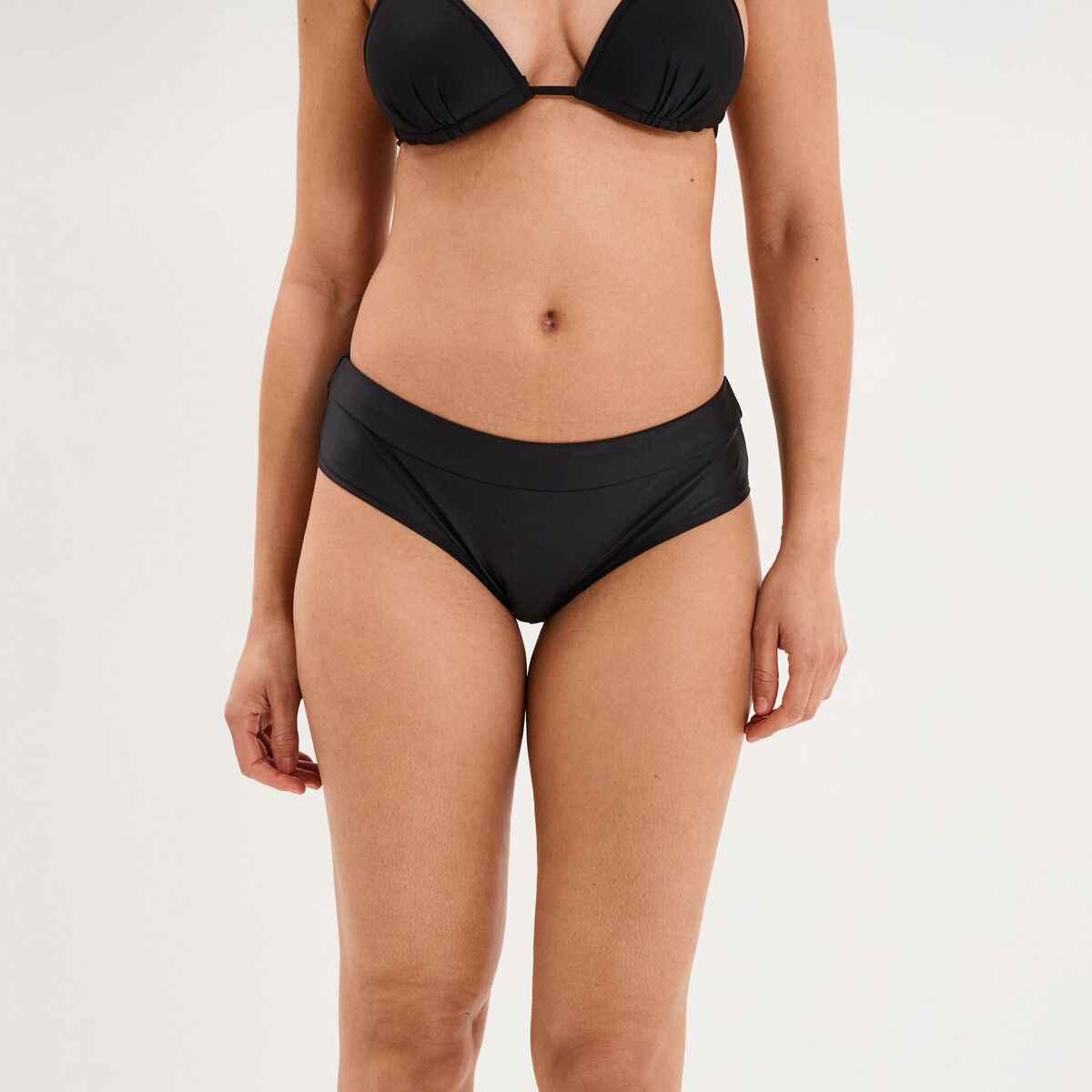 Bas de maillot de bain shorty noir femme