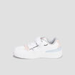 Tennis basses à scratchs Creeks Iconic blanc fille