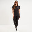 T-shirt manches courtes coton Puma noir femme