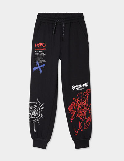 Pantalon de jogging Spider-Man noir garçon
