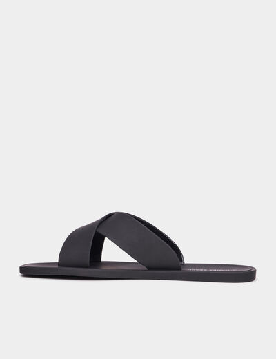 Mules de plage Wamea Beach noir femme