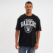 T-shirt manches courtes coton NFL noir homme
