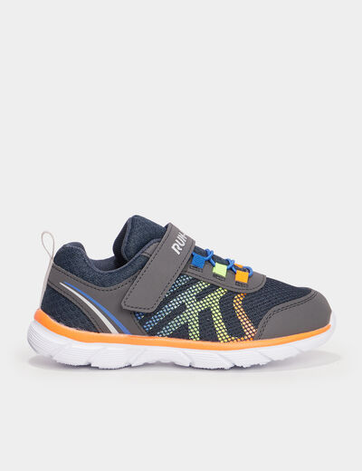Runnings à lacets Run-Up bleu marine garçon