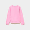 Sweat col rond manches longues Stitch rose fille