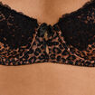 Soutien-gorge corbeille padd&eacute; marron femme