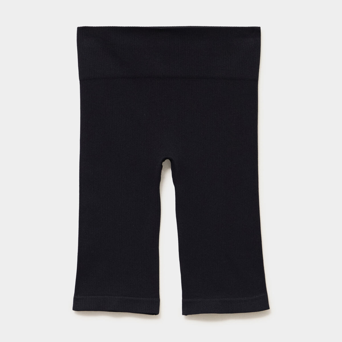 Short cycliste de sport c&ocirc;tel&eacute; stretch noir femme