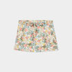 Short fluide ceinturé blanc femme grande taille