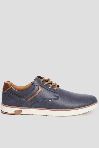 Derbies à lacets Creeks bleu marine homme