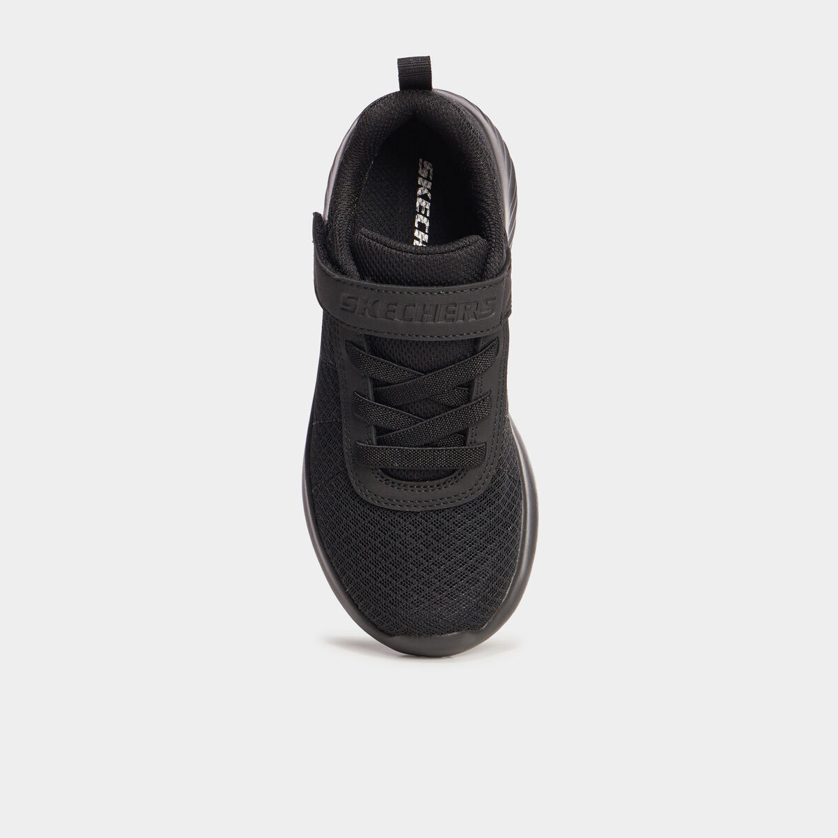 Baskets running lavables Skechers noir garçon