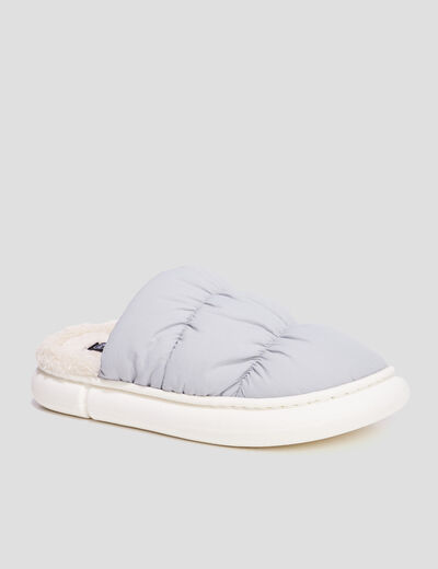 Chaussons mules matelassés Liberto bleu clair femme