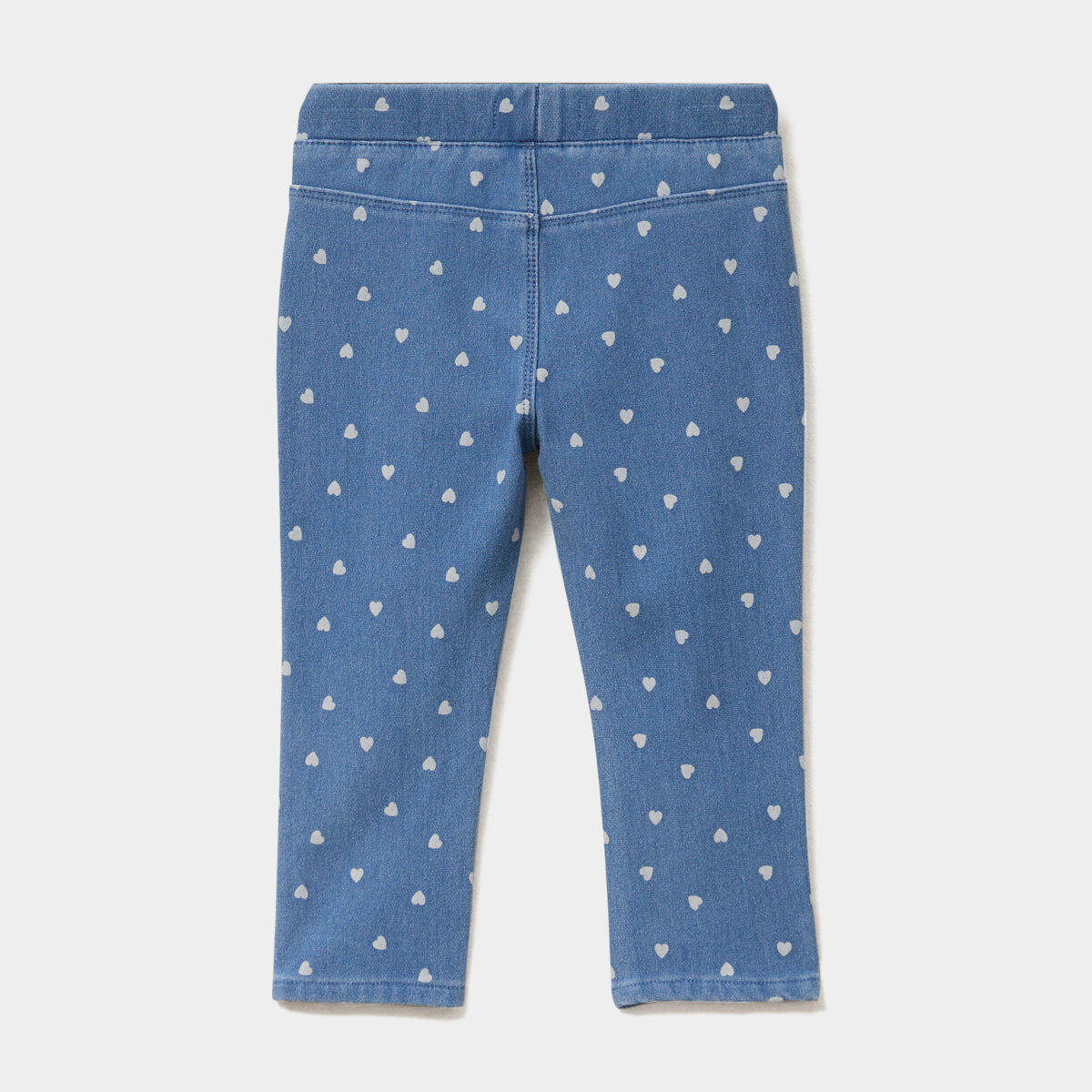 Tregging en jean taille &eacute;lastiqu&eacute;e denim brut b&eacute;b&eacute; fille
