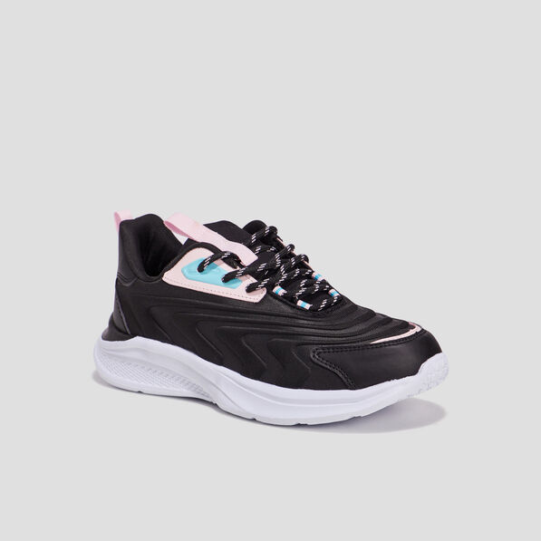 runnings a lacets noir fille Runnings à lacets noir fille