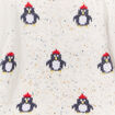 Pull col rond épaule boutonnée Creeks blanc bébé garçon
