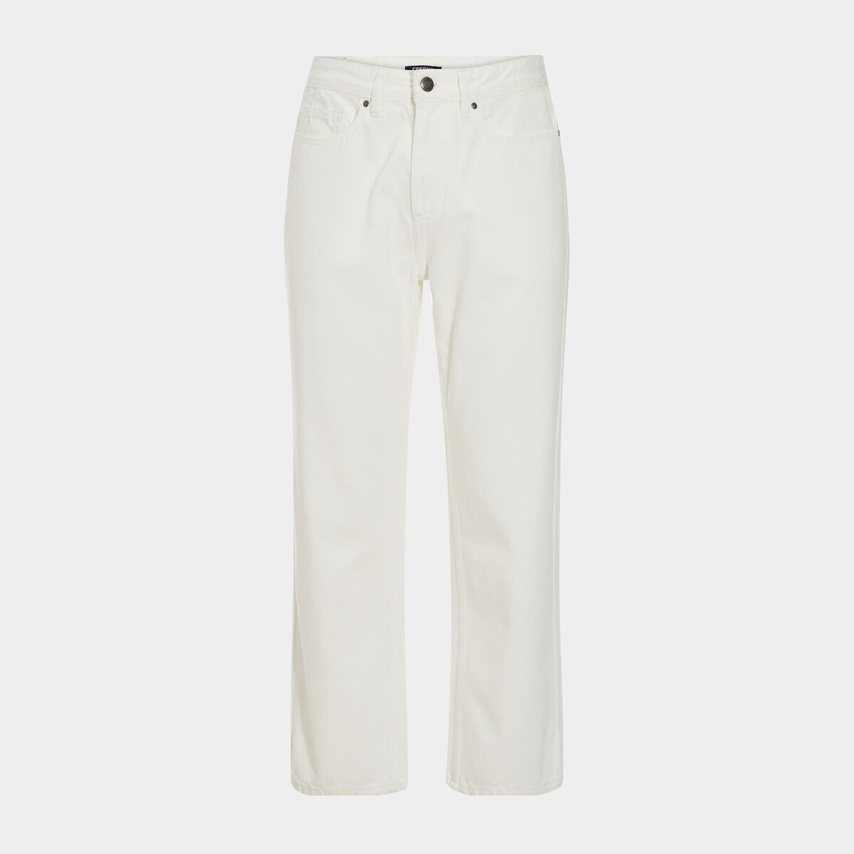 Jeans relaxed Creeks denim blanc homme