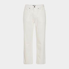 Jeans relaxed Creeks denim blanc homme