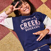 Ensemble jogging sweat pantalon Creeks bleu marine fille