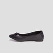 Ballerines avec noeuds noir fille
