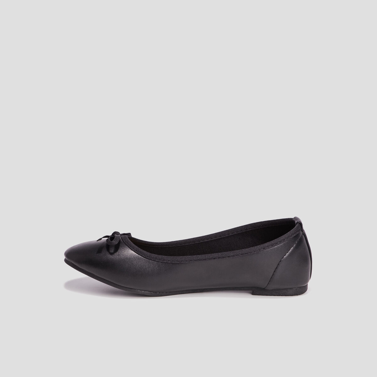 Ballerines avec noeuds noir fille