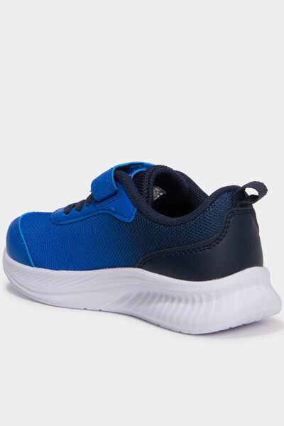 Baskets running &agrave; scratchs orange fluo gar&ccedil;on