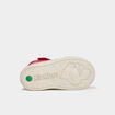 Sandales en cuir Kickers Tractus rouge bébé garçon