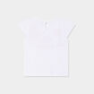Ensemble 2 pièces t-shirt et short coton blanc bébé fille