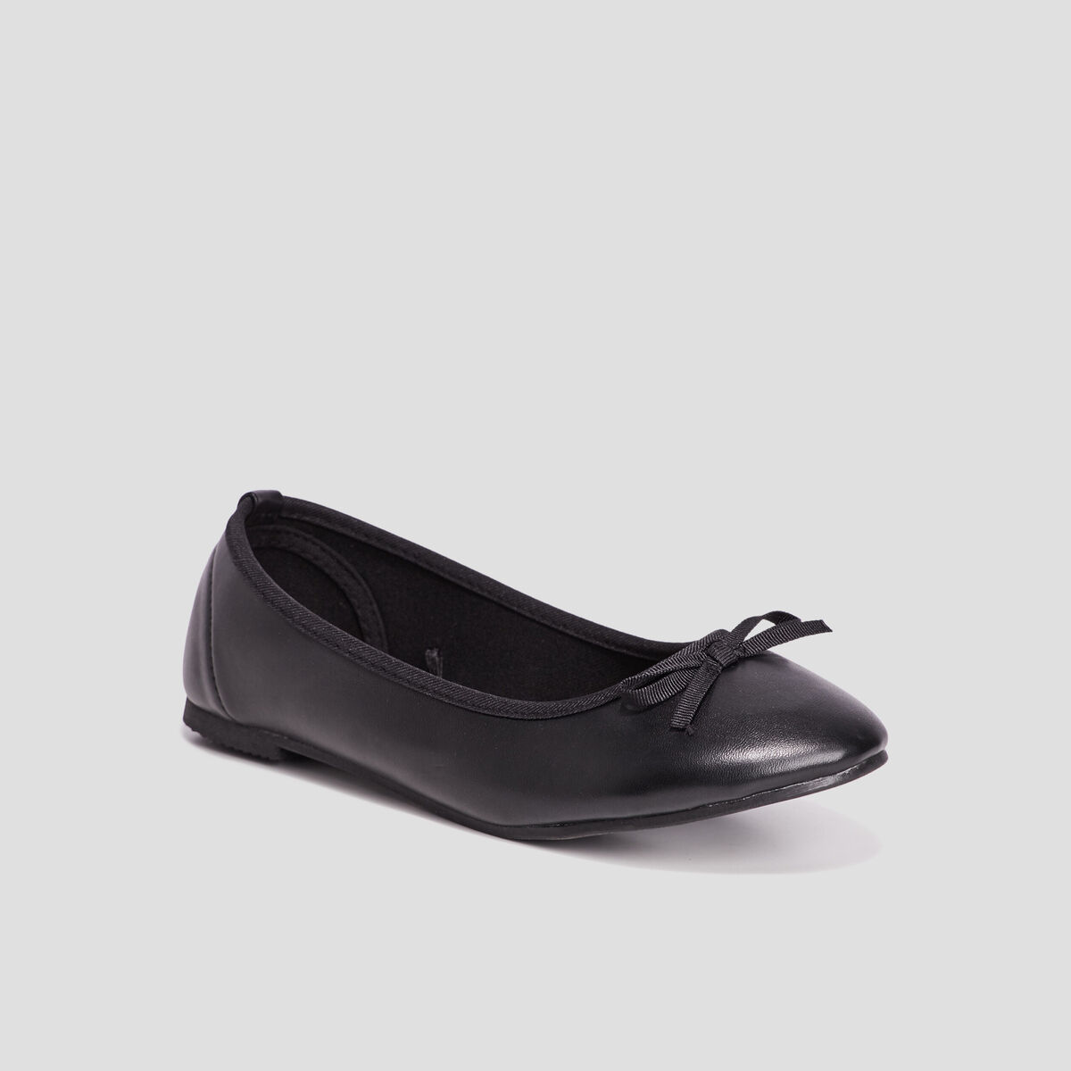 Ballerines avec noeuds noir fille