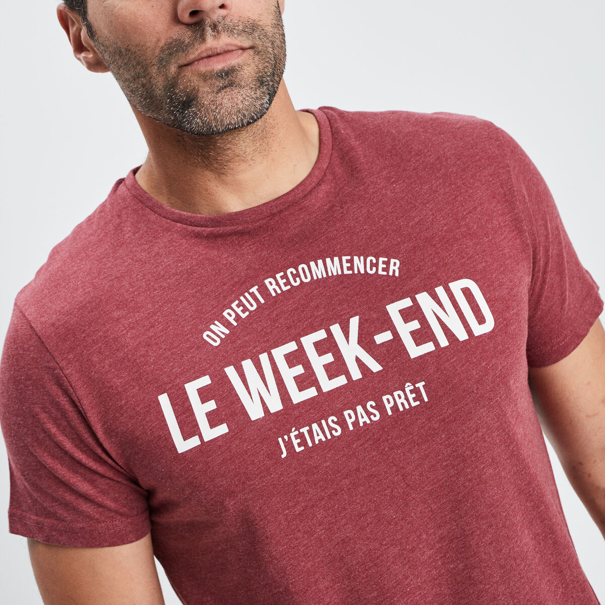 Ensemble pyjama 2 pi&egrave;ces bordeaux homme