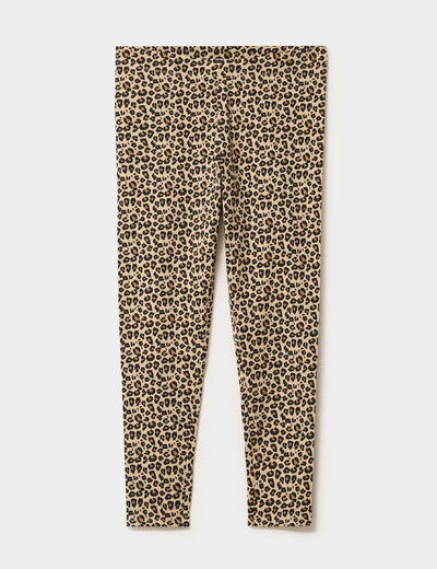Legging en coton sable femme grande taille