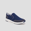 Baskets avec languette d'enfilage bleu marine homme
