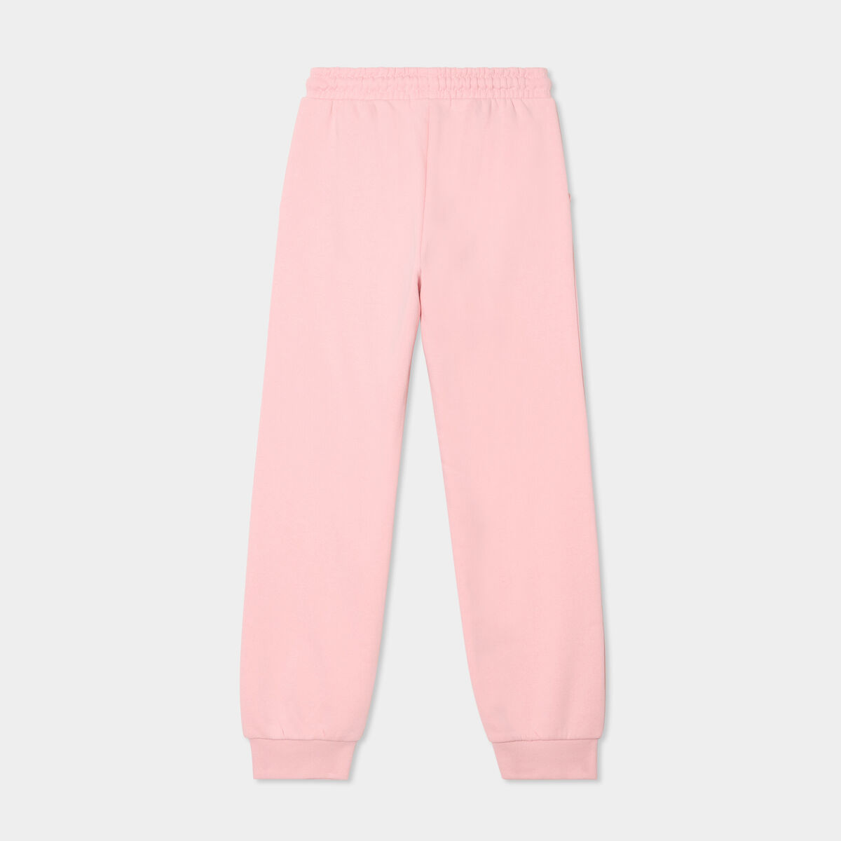 Pantalon de jogging molleton rose clair fille