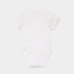 Lot 3 bodies crois&eacute;s manches courtes blanc b&eacute;b&eacute;