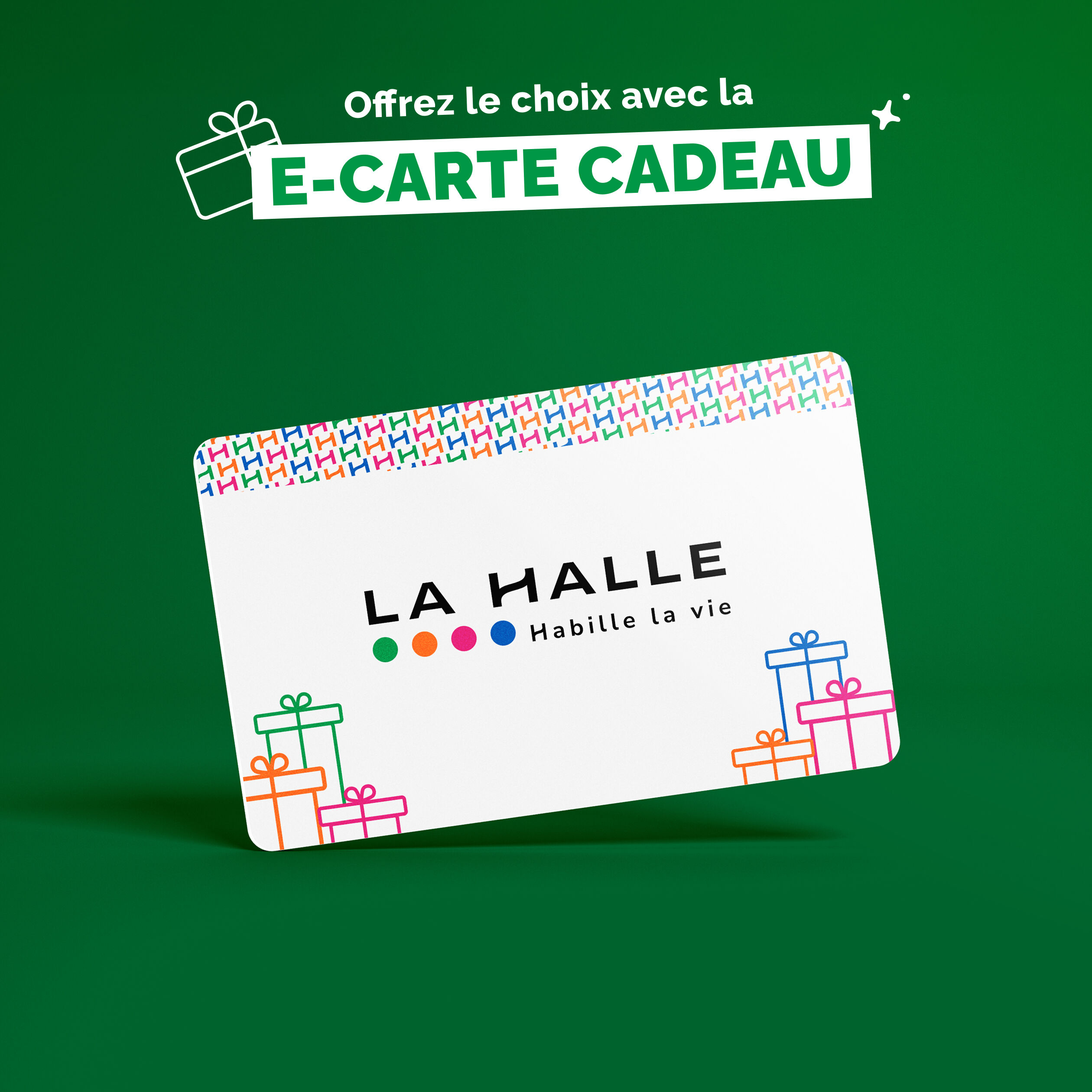 E-carte cadeau La Halle