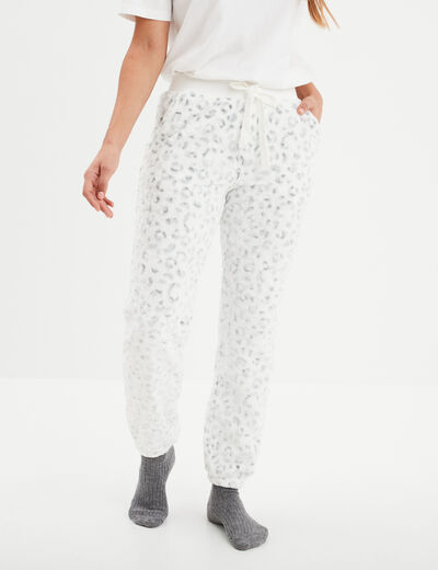 Pantalon de pyjama gris femme