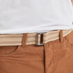 Bermuda cargo ceinturé marron clair homme