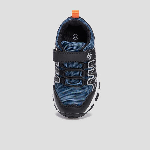 Baskets running Trappeur bleu garçon