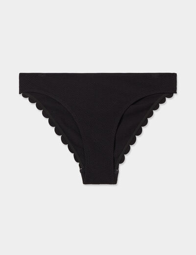 Bas de maillot de bain coordonnable noir femme